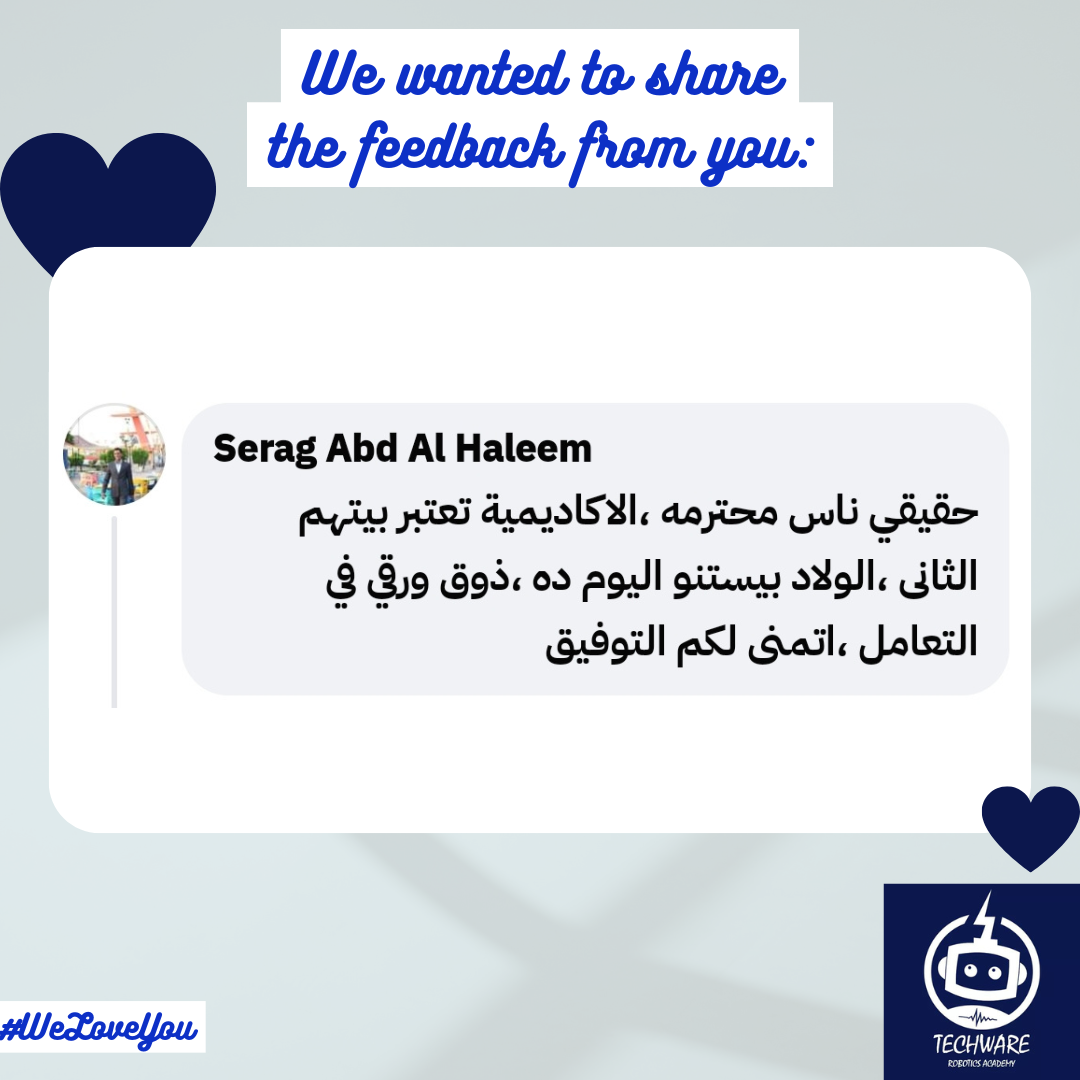                   Engy Zedan
                ابنى بيحب المكان جدا والكورس فعلا ميس رحمة تستحق ألف شكر على مجهودها المبذول مع الأولاد ربنا يبارك فيها
                ودايما متقدمين ومزيد من النجاح والتفوق الدائم.